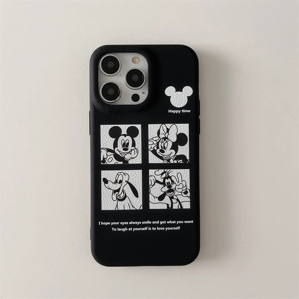 Cartoon Interesting Cute Disney Minnie Mickey Mouse Soft Phone Case