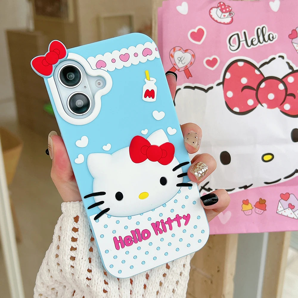 Kawaii Cartoon Hello Kitty Kuromi My Melody Phone Case