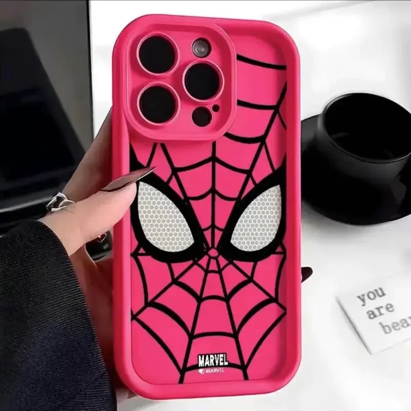 Marvel Spider Man Plain Multistep TPU Phone Case For iPhone
