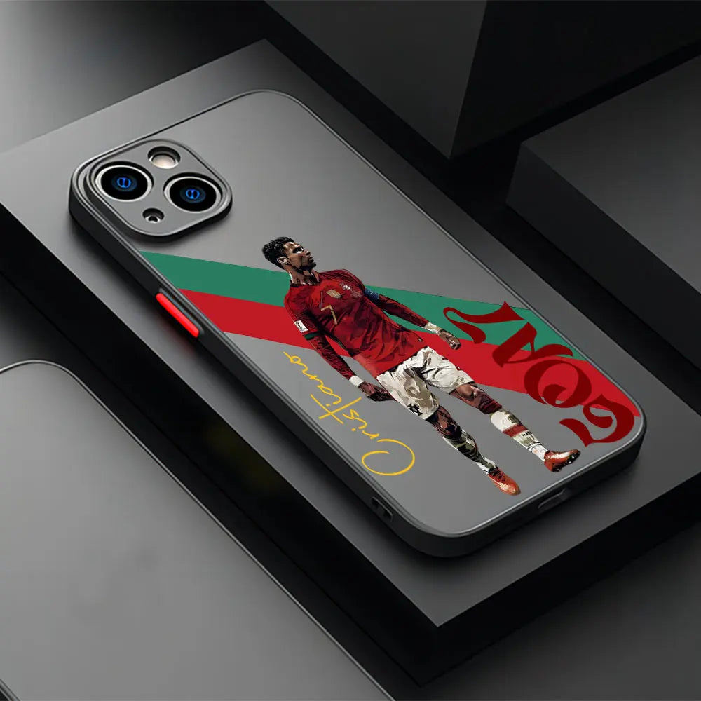 Famous football players CR7 Phone Case For iPhone