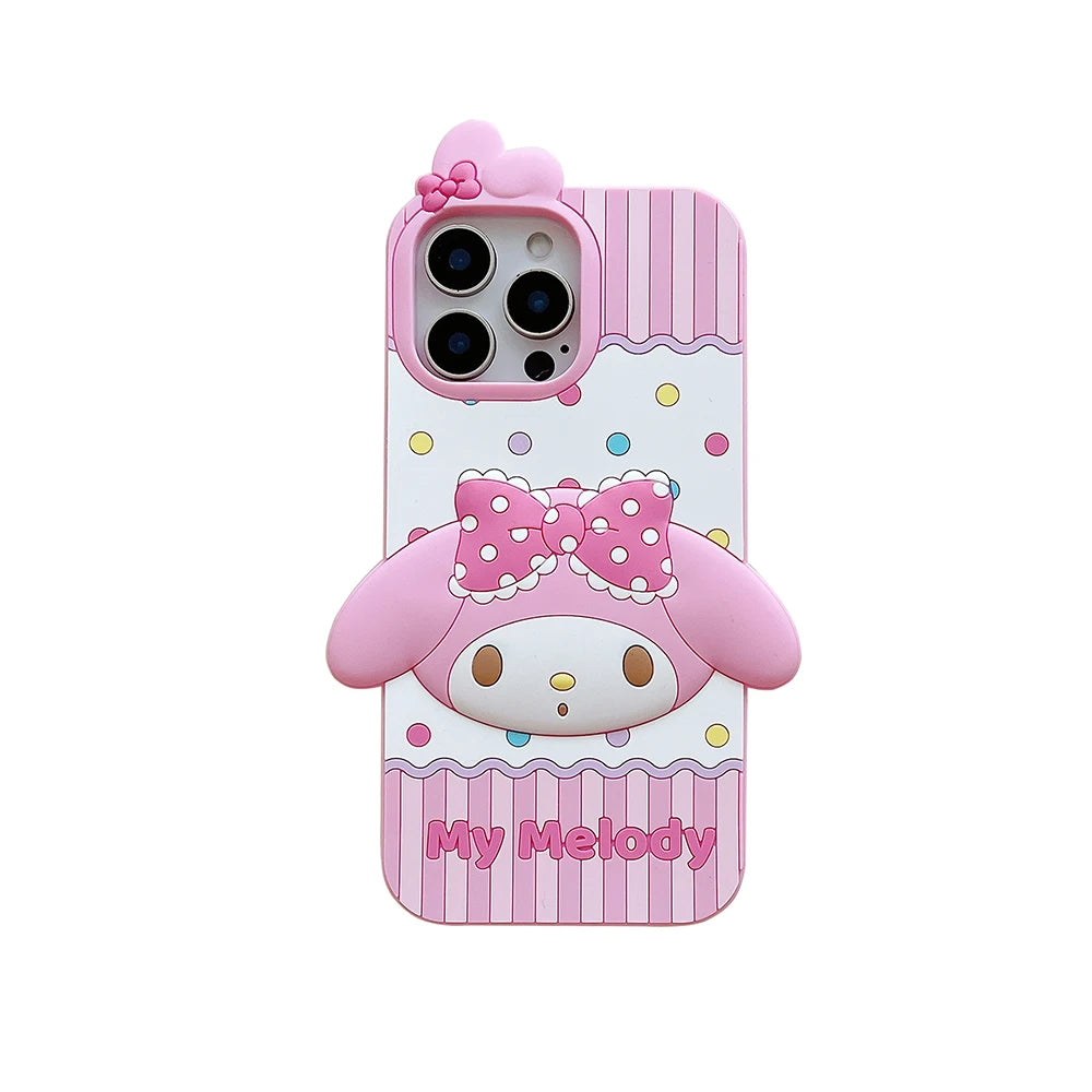 Kawaii Cartoon Hello Kitty Kuromi My Melody Phone Case