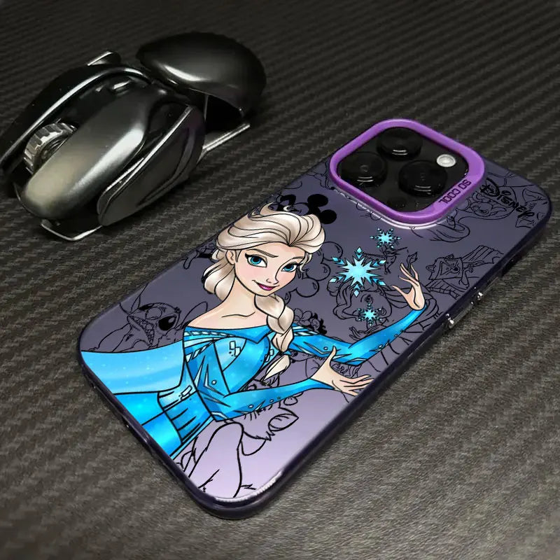 Disney Winnies Elsa Jasmine Phone Case For iPhone