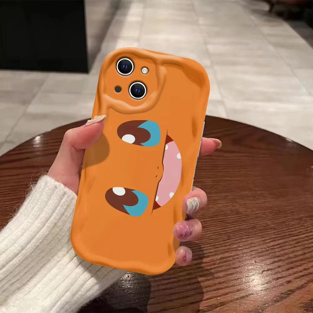 Lovely Anime Phone Case For Pokemons Psyduck iPhone