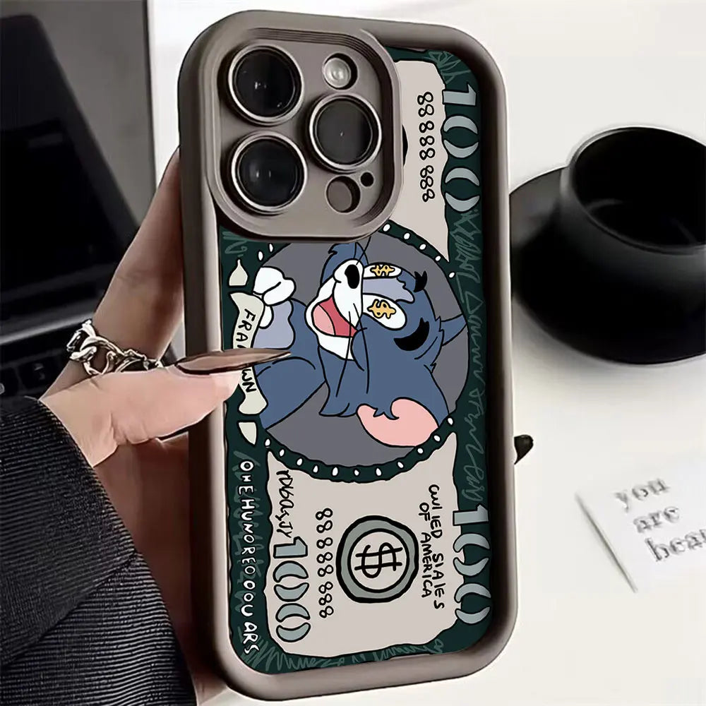 Funny Cartoon Phone Case For Jerrys Toms iPhone