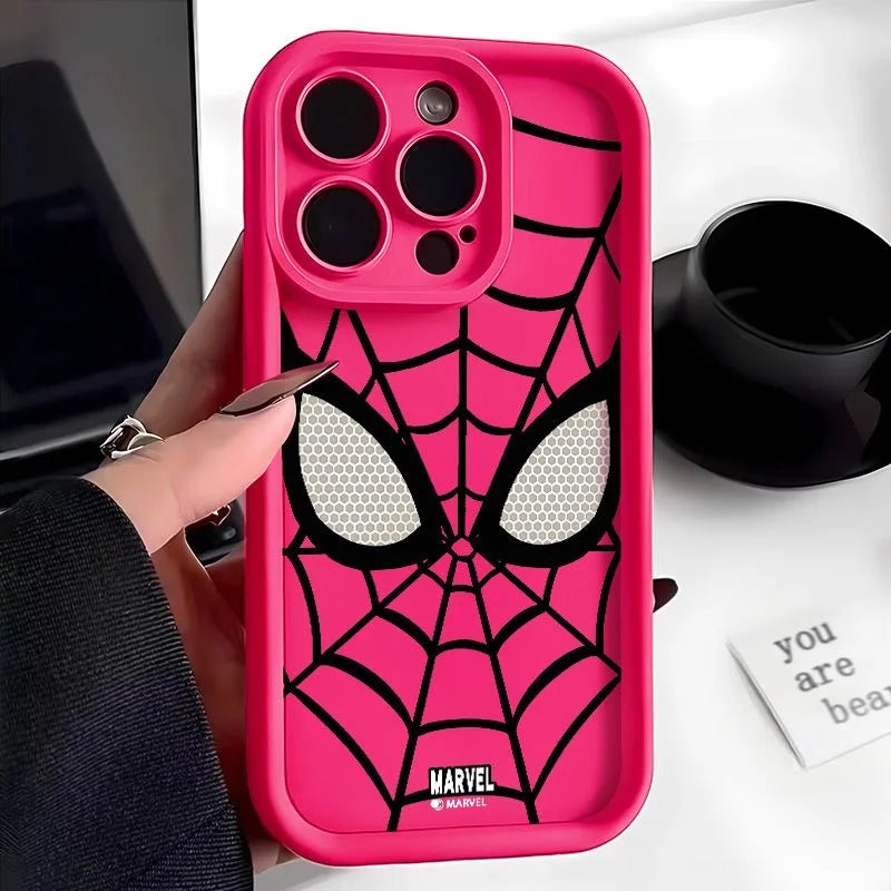 Marvel Spider Man Plain Multistep TPU Phone Case For iPhone