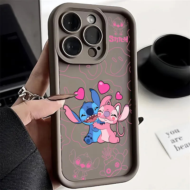 Angel Stitch Cartoon Soft Silicone Phone Case