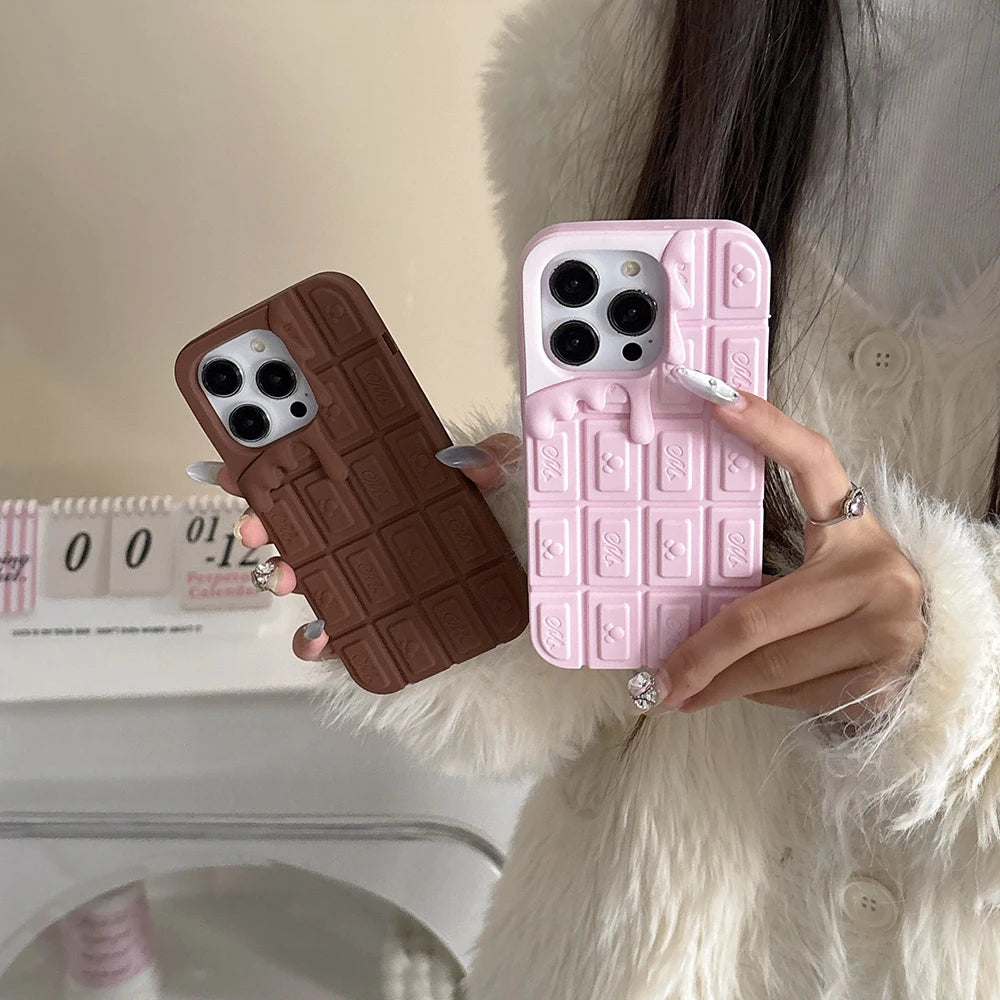Funny Cartoon 3D Mickey Chocolate Ice Cream Phone Case