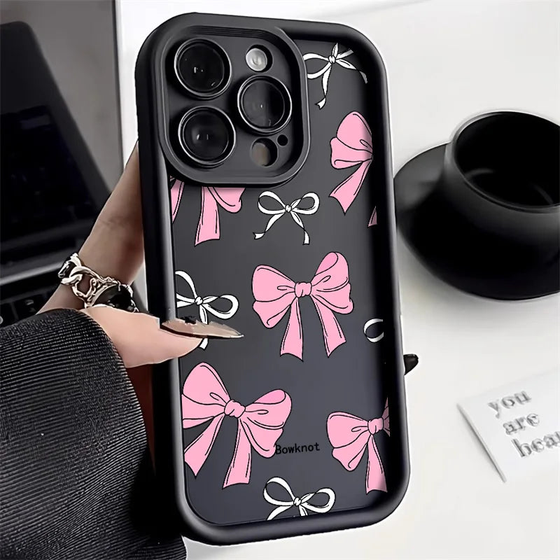 Black Butterfly Silicone Phone Case