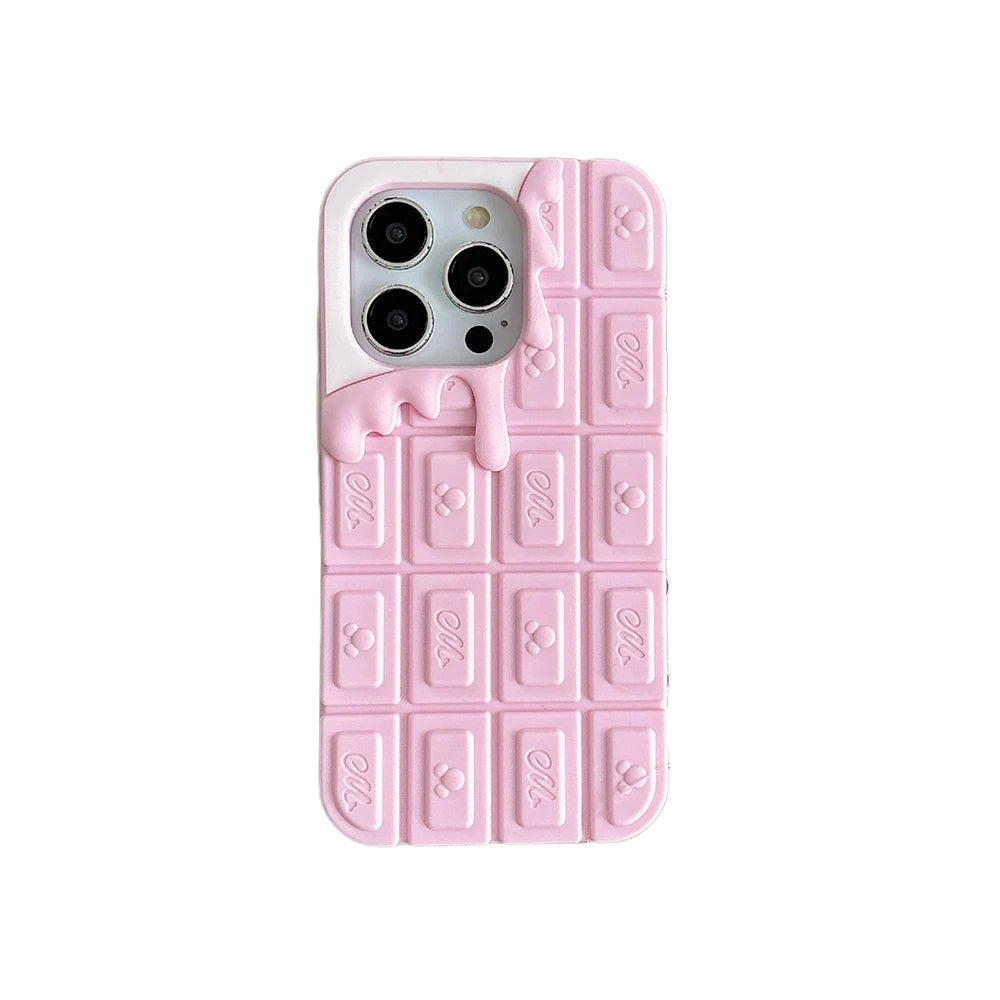 Funny Cartoon 3D Mickey Chocolate Ice Cream Phone Case
