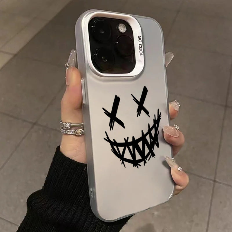 Black Comic Style Phone Case
