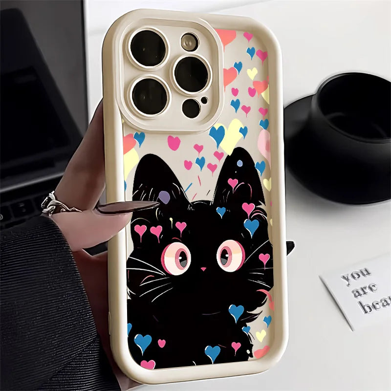 Cute Cartoon Cat Phone Case