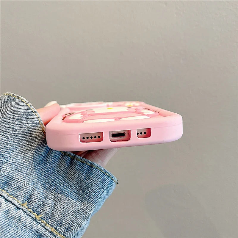 Cute 3D Cartoon Hello Kitty Phone Case