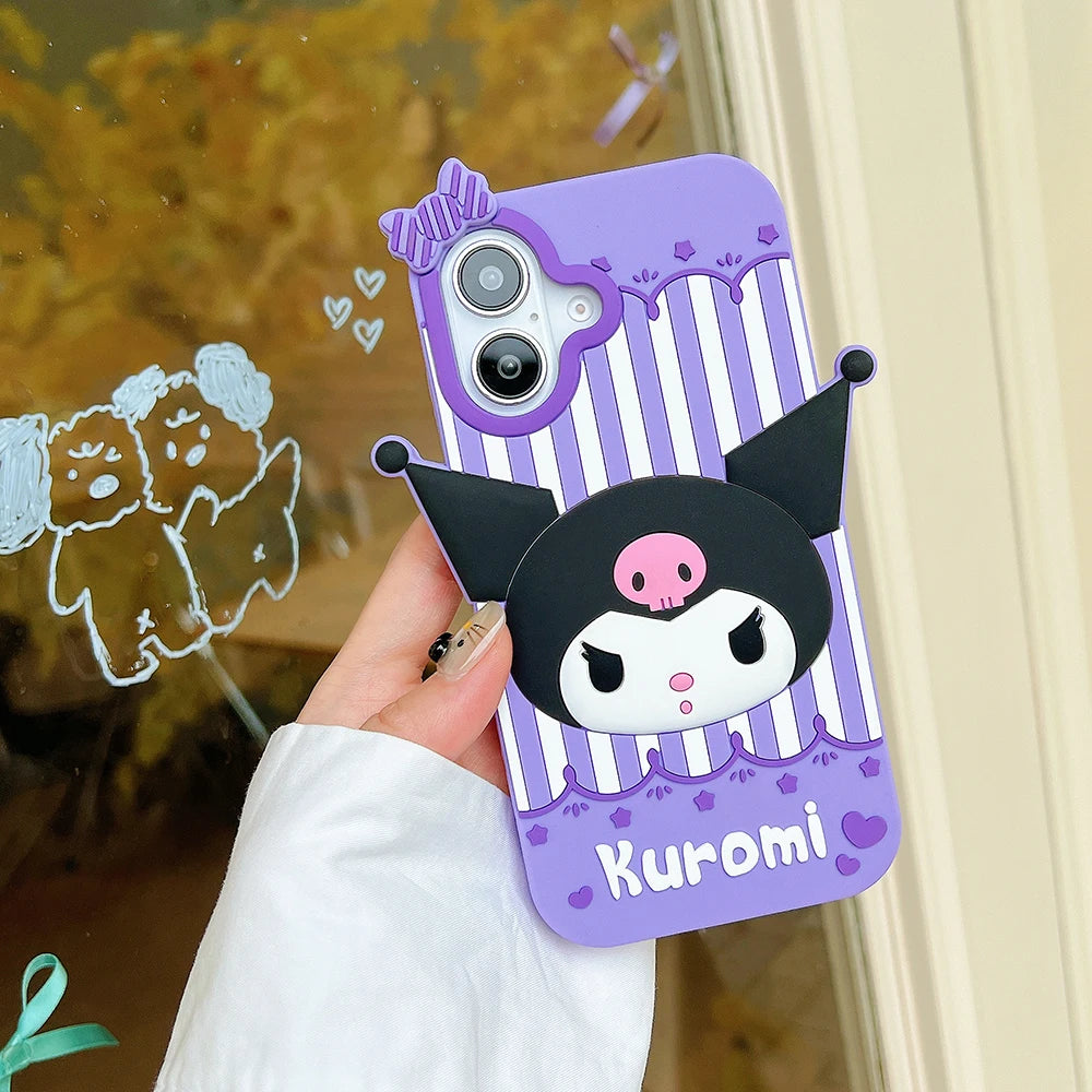 Kawaii Cartoon Hello Kitty Kuromi My Melody Phone Case