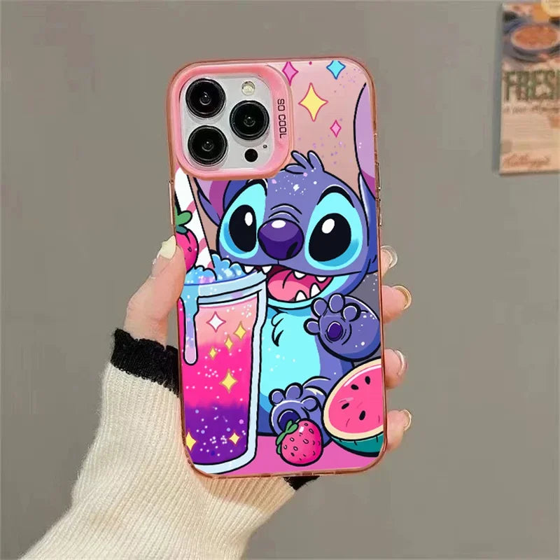 Disney Cute Cartoon Stitch Phone Case For iPhone