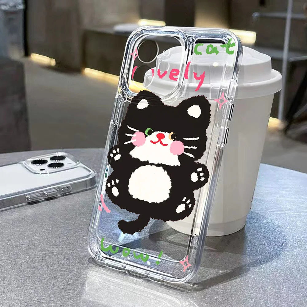 Colorful Cute Cat Phone Case