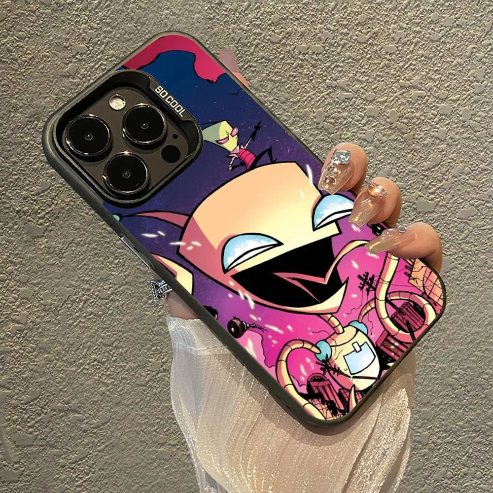 Invader Z-Zim Cartoon Phone Case For iPhone