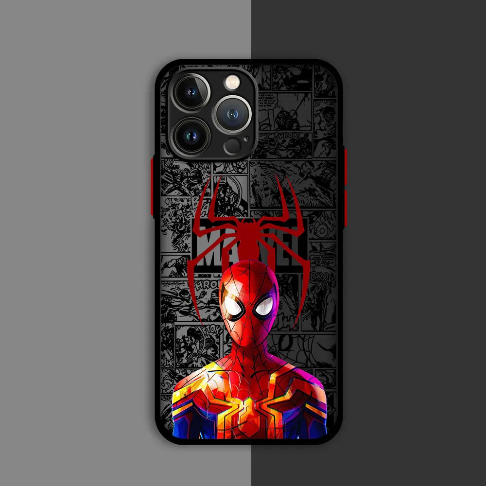 Marvel Spider Man Couple Phone Case For iPhone