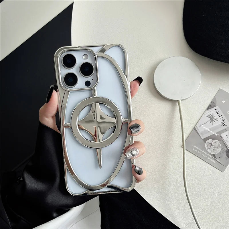 Hollow Planet Star Magnetic Phone Case