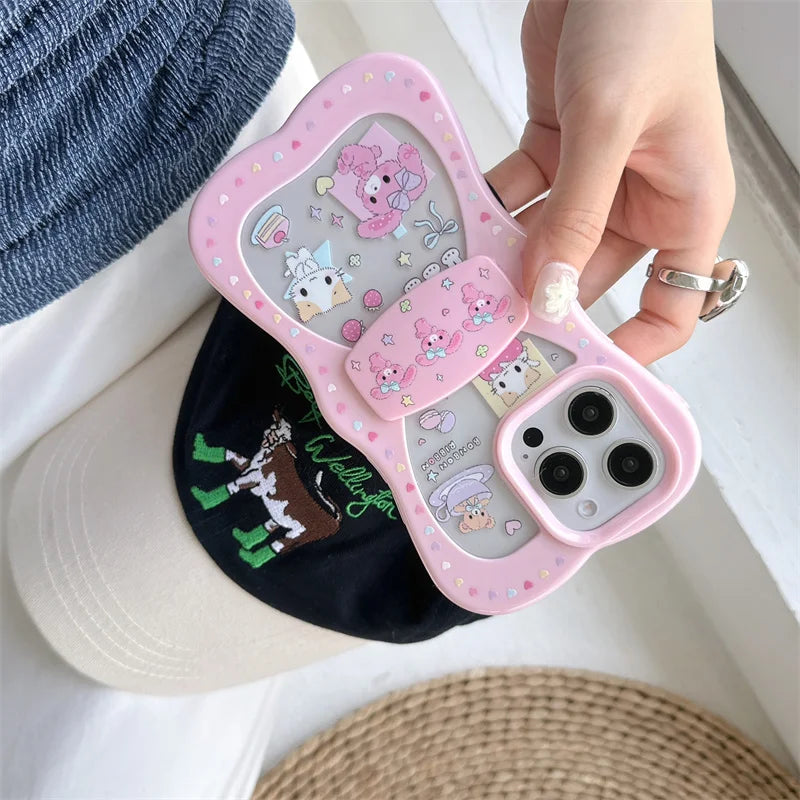 Cute Bow Shape Cartoon Car Phone Case