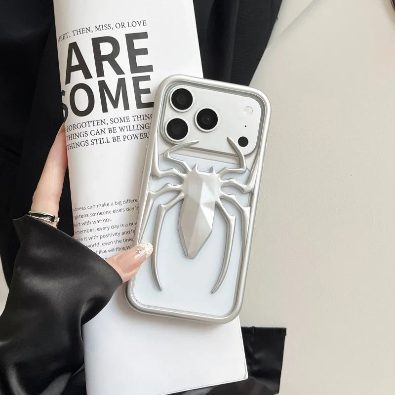 Luxury Spider Hollowed-Out Phone Case For iPhone