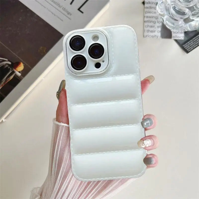 Candy Down Jacket Puffer Phone Case