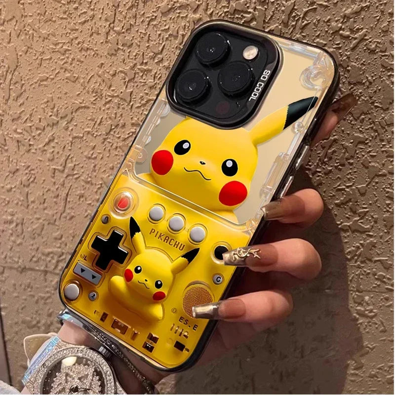 Pokemon Pikachu Gengar Game Phone Case For iPhone