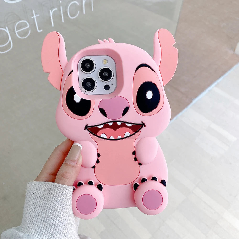 Kwaii Cartoon Lilo Stitch Phone Case