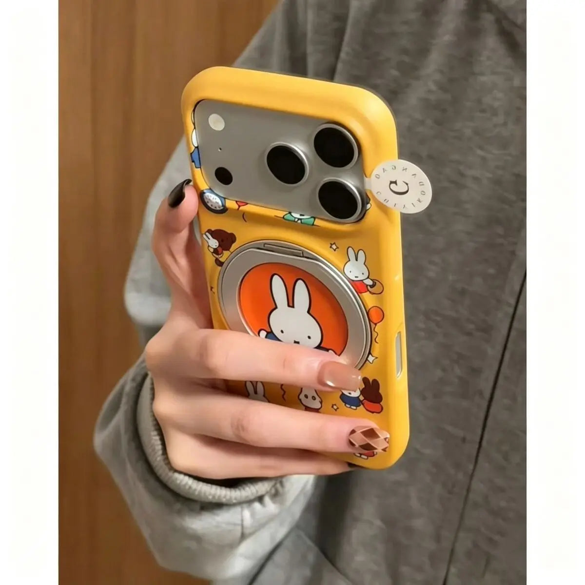 Kawaii Miffy Phone Case Featuring The Cute Cartoon Character Miffy