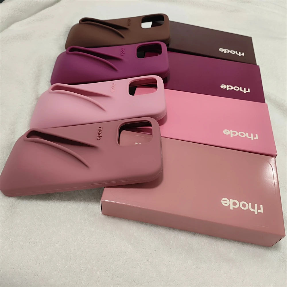 Rhode Phone Case For iPhone With Box Rhode Soft Silicone Phone Case