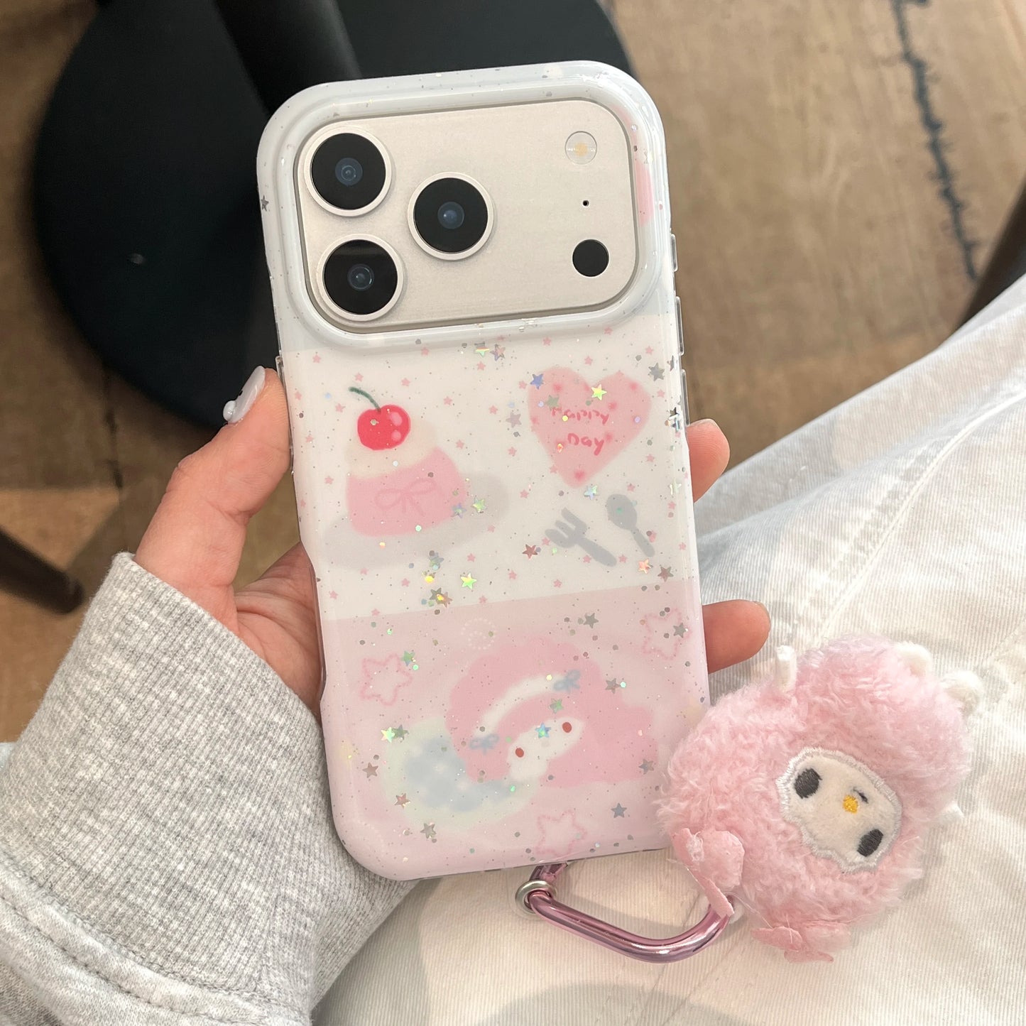Cute Pink Melody Lambs Hot Sale Phone Case For iPhone