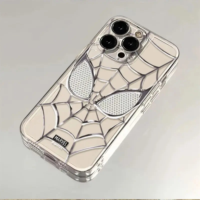 Cartoon Marvel Spider Man Silicone Phone Case For iPhone