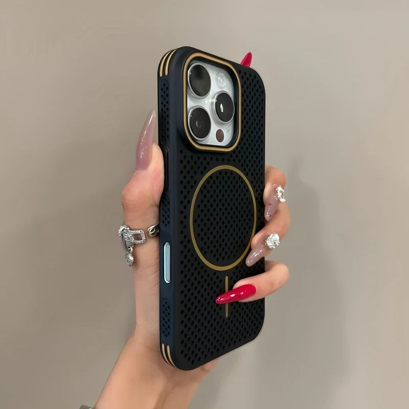 Luxury Magsafe Heat Dissipation Candy Phone Case