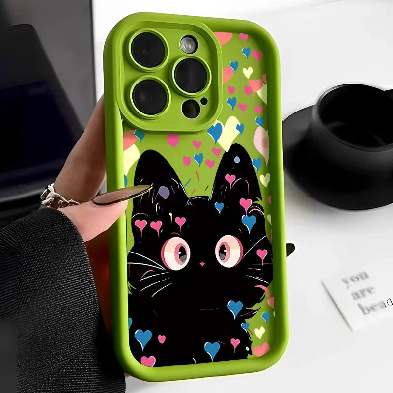 Cute Cartoon Cat Phone Case
