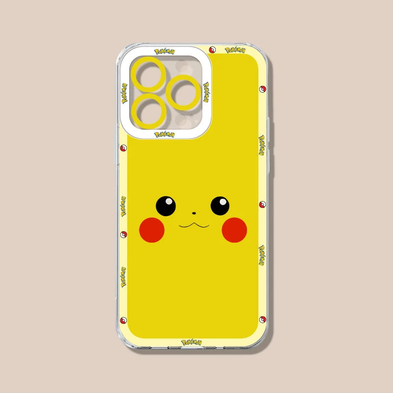 Pikachu Gengar Charmander Squirtle Cute Case For iPhone