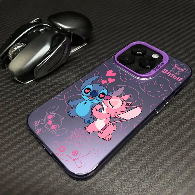 Funny Baby Stitch Phone Case For iPhone