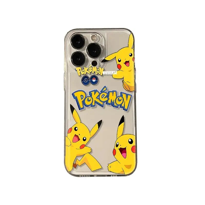 Cartoon Cute Pokemon Pikachu Phone Case For iPhone
