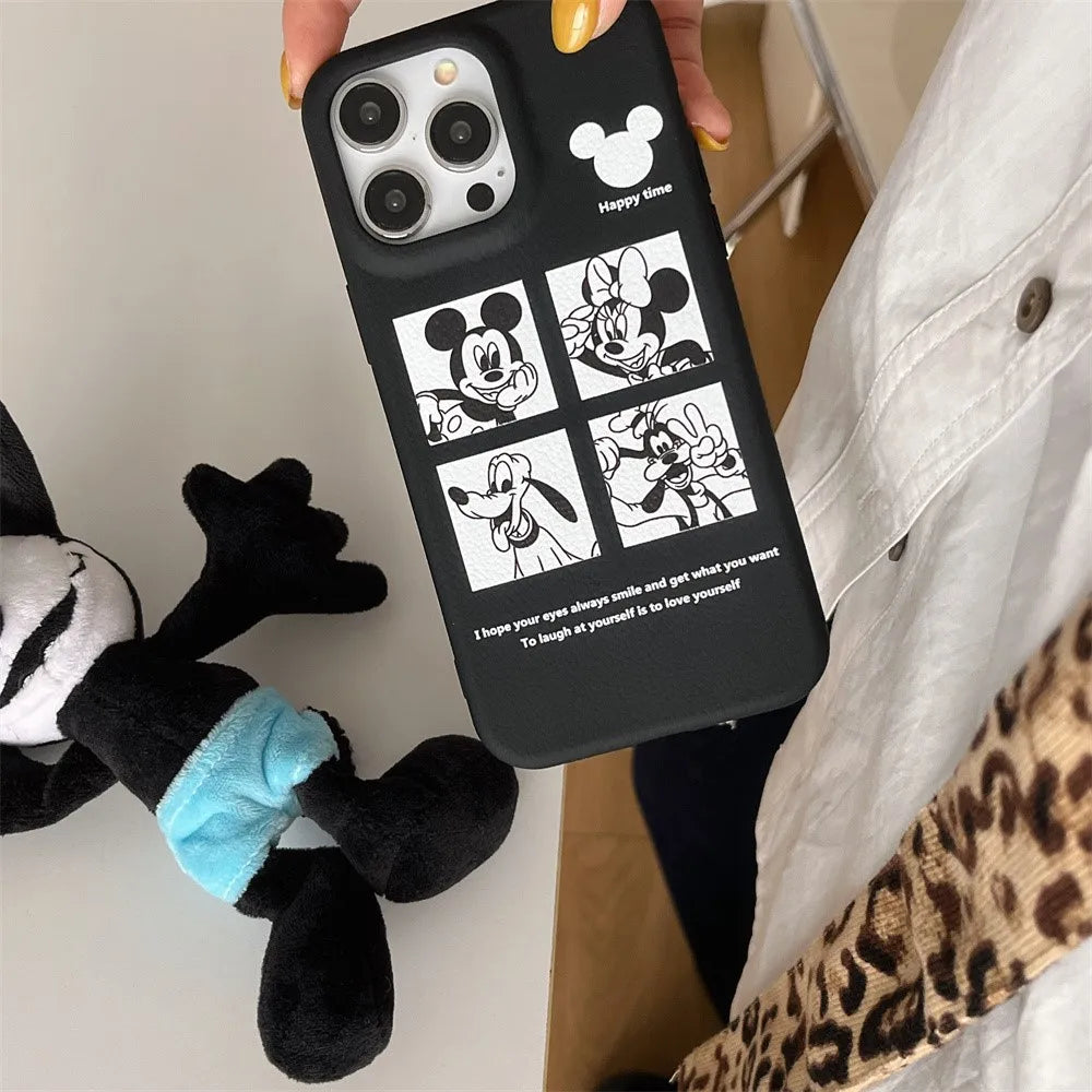 Cartoon Interesting Cute Disney Minnie Mickey Mouse Soft Phone Case