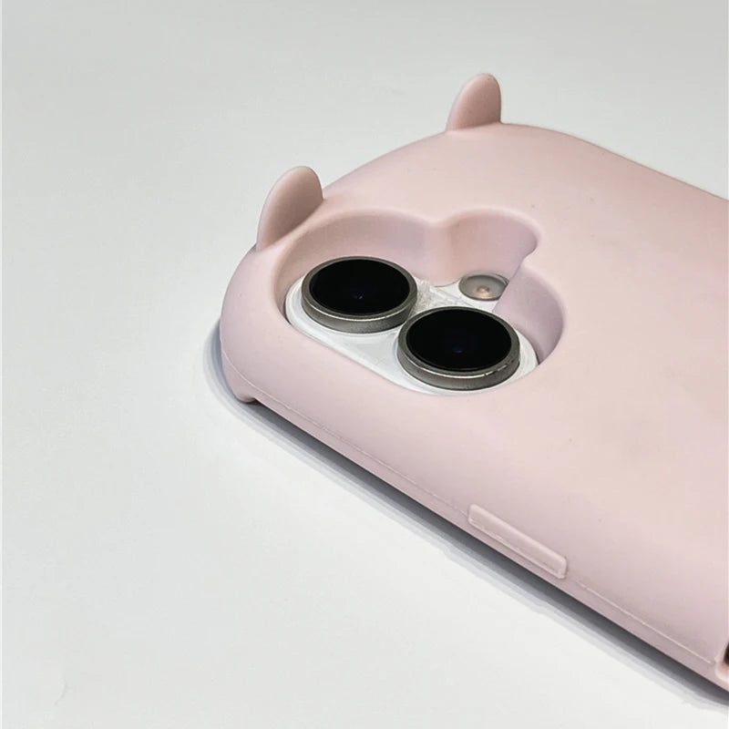 Cartoon Cute Cat Soft Silicone Phone Case