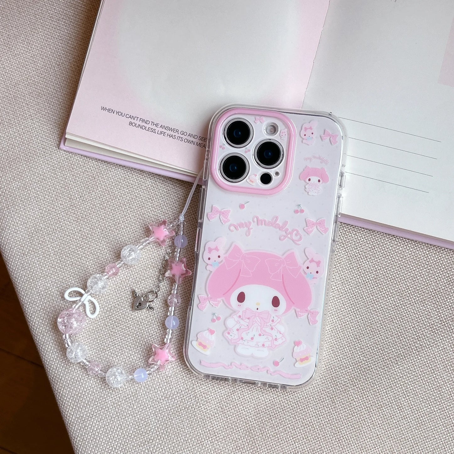 Luxury Pink Cake Melody Hot Sale Phone Case For iPhone