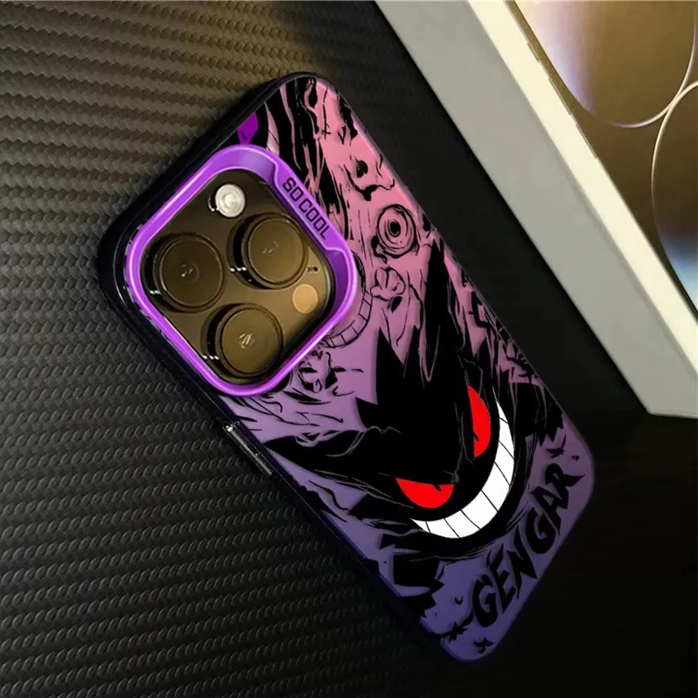 Pokemon Gengar Shockproof Dustproof Frosted Case For iPhone
