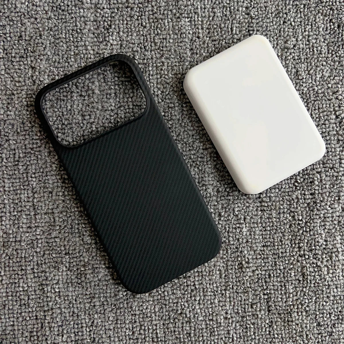 Half Pack Carbon Fiber For Magsafe Magnetic Phone Case For iPhone