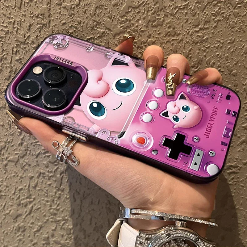 Pokemon Pikachu Gengar Game Phone Case For iPhone