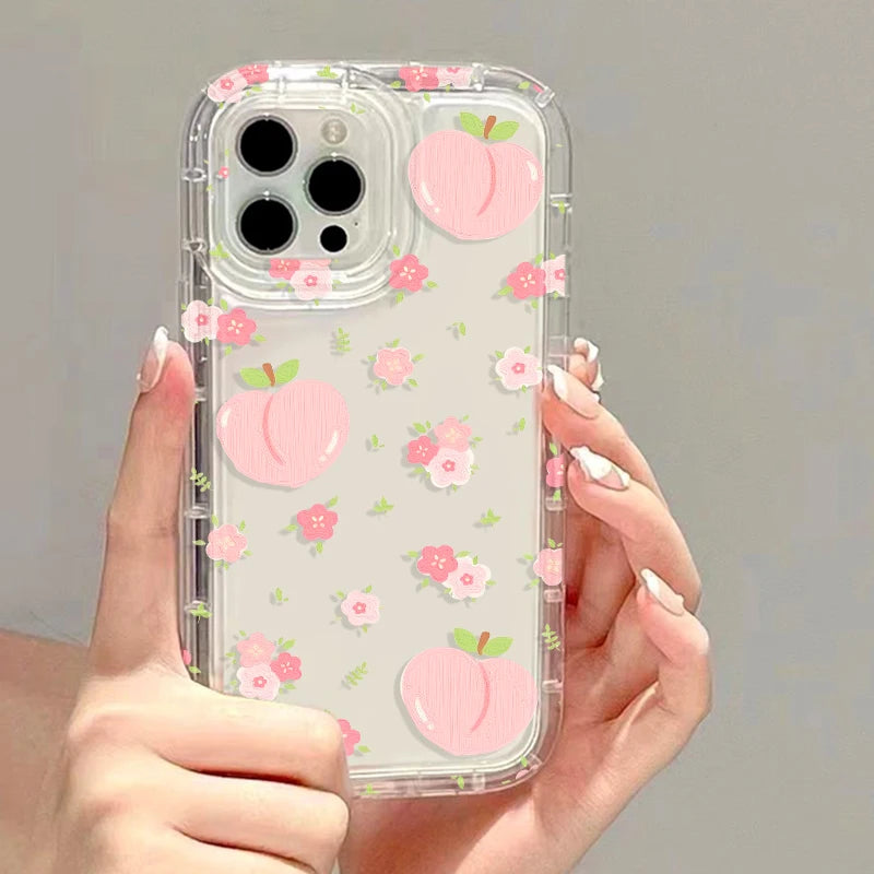 Cartoon Cute Flower Strawberry Phone Case