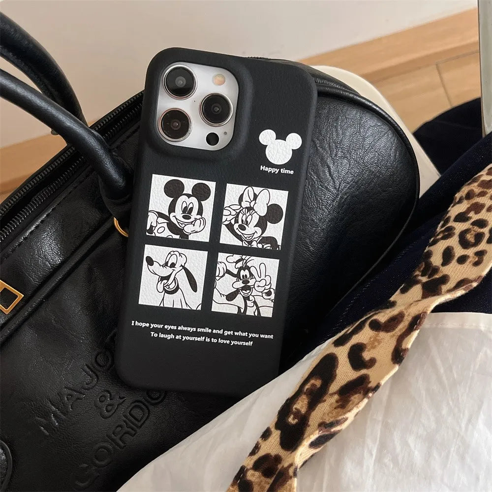 Cartoon Interesting Cute Disney Minnie Mickey Mouse Soft Phone Case