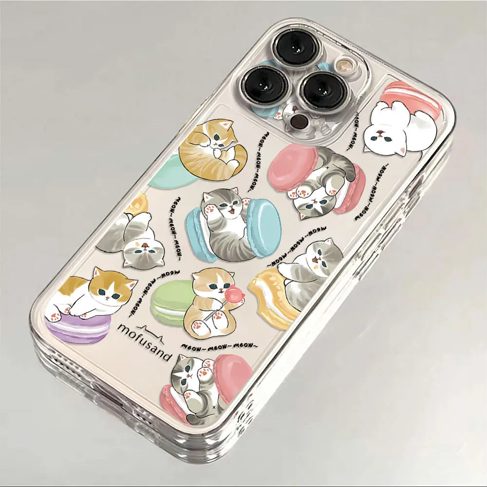 Cute Mofusands cat Phone Case