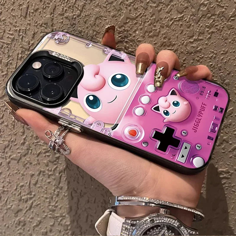 Pokemon Pikachu Gengar Game Phone Case For iPhone