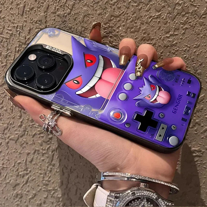 Pokemon Pikachu Gengar Game Phone Case For iPhone