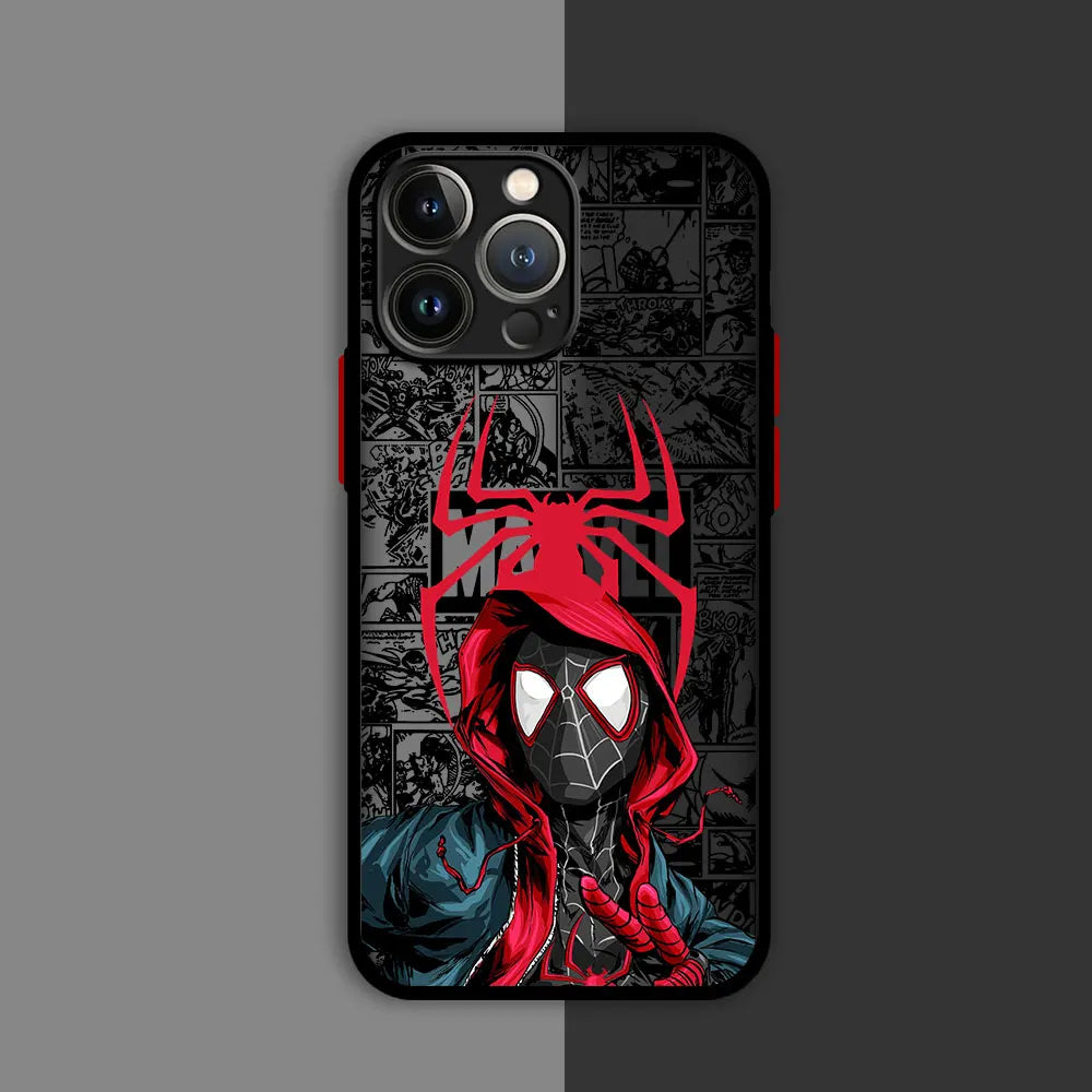 Marvel Spider Man Couple Phone Case For iPhone