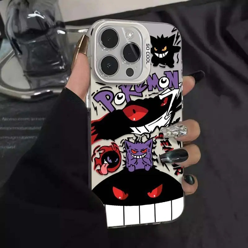 Cool Pokemon Red Eyes Gengar Phone Case For iPhone