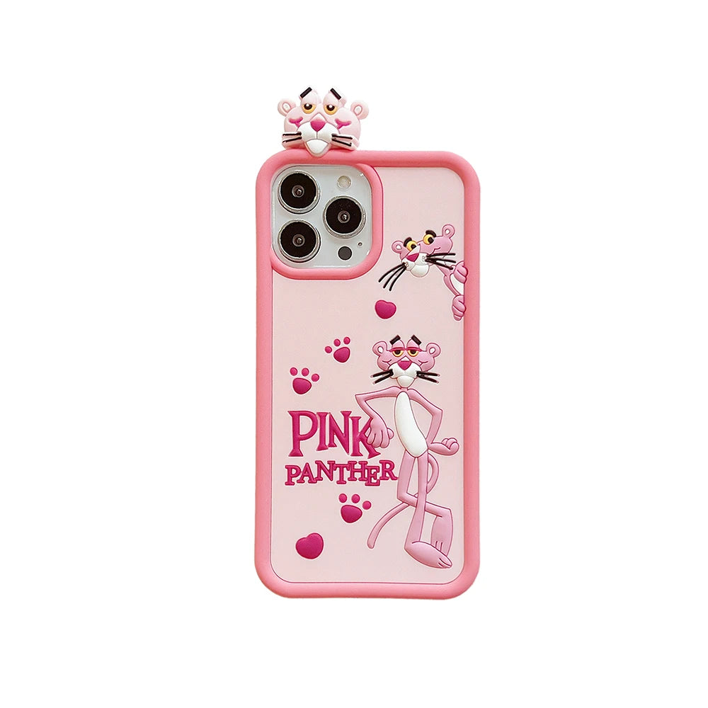 Kawaii 3D Cartoon Kuromi Panther Phone Case